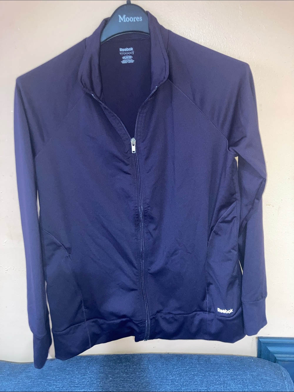 Reebok Men’s Navy Full-Zip Lightweight Jacket